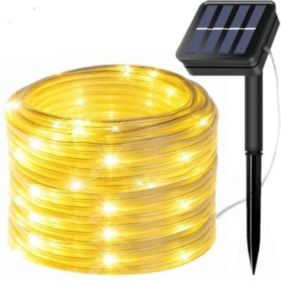 szolár fénycső 100 LED 10 méter