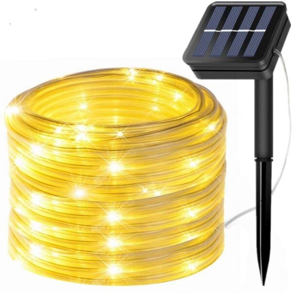 szolár fénycső 100 LED 10 méter