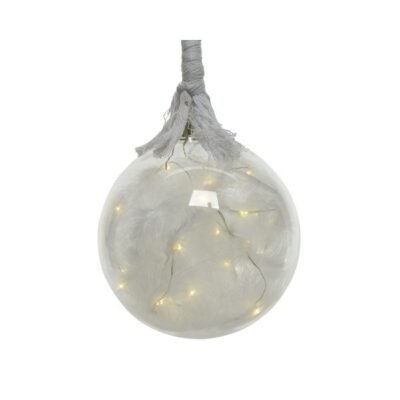 A gömb 15 db micro LED izzót és téli dekorációt tartalmaz.