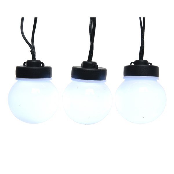 Leszúrható kültéri elosztó IP-44 időzítővel, 17 x 14 x 22 cm 4 Kültéri LED party fényfüzér – 9,5 m – 20 izzó