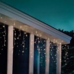 elemes jégcsap fényfüzér 7m 192 led meleg fehér