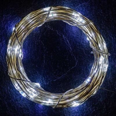 led kültéri izzósor füzér hideg fehér