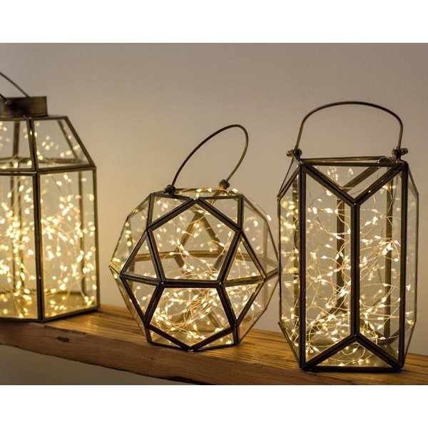 Micro LED tündérfény füzér, meleg fehér, 195 cm, 40 LED B 2 led kültéri izzósor füzér micro