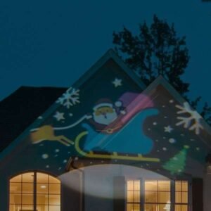 LED projektor forgó effekttel, kültéri