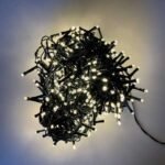 LED fényfüzér 10m (400 LED) meleg fehér, 8 funkció BUDGET
