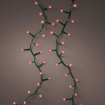 LED kültéri fényfüzér 16m (750 LED), piros karácsonyi izzósor