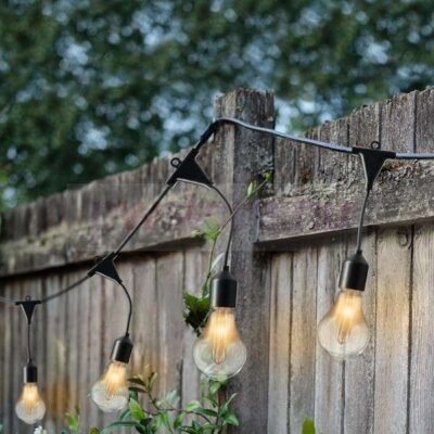 Kültéri LED villanykörte fényfüzér izzókkal 9,5 m, 20 izzó, L, kiegészítő szett