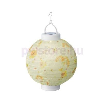 Napelemes mintás LED lampion (20 cm)
