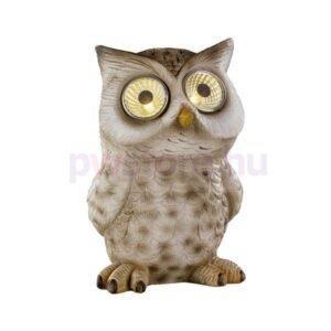 Napelemes kerti figura, bagoly 3 db/csomag