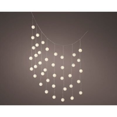 LED fényfüzér napernyőhöz (40 LED), meleg fehér