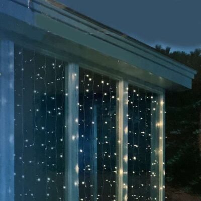 Led fényfüggöny 2x2m meleg fehér
