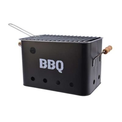 Hordozható kerti grill box BBQ horganyzott