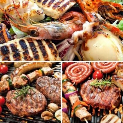 Asztali faszén grill, hordozható eukaliptusz fogantyúkkal: A grillezés új módja: hordozható szénsütősütő úgy tervezve, hogy bárhová magával viheti (kert, terasz, erkély, kemping), ideális társ felejthetetlen grillsütik elkészítéséhez kellemes társaságban