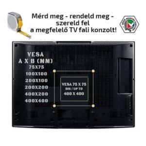 Univerzális fali TV tartó fali konzol