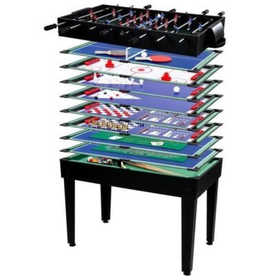 Multigame 15 az 1-ben játékasztal tartozékokkal.
