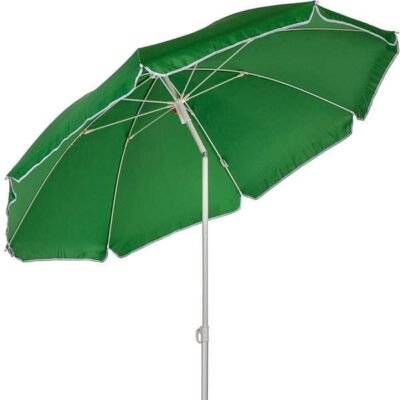 A 160 cm méretű STILISTA® dönthető napernyő 140g/m² erős poliészterből készült, gyorsan, egyszerűen nyitható és zárható,