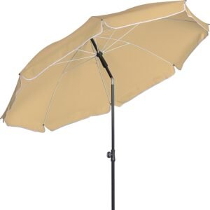 A 200 cm méretű STILISTA® dönthető napernyő 160g/m² erős poliészterből készült, gyorsan, egyszerűen nyitható és zárható, hordtáskával együtt szállítjuk. A szabályozható esernyődőlésnek köszönhetően az árnyékolás mértéke egyszerűen beállítható.
