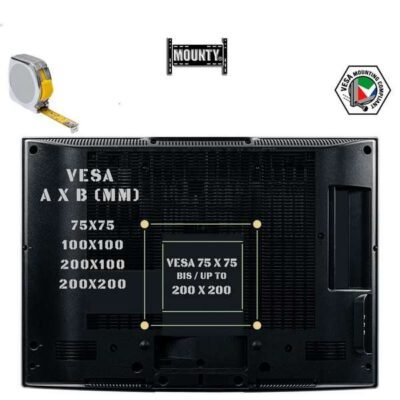 TV tartó konzol VESA 10 kg 32”-46”