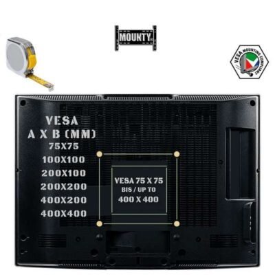 TV tartĂł konzol VESA 100 kg 32â-86â