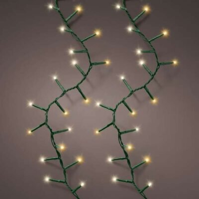 LED fényfüzér 34m (1500 LED), meleg fehér és klasszikus meleg fehér, 8 funkció