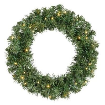 LED karácsonyi koszorú 35 cm