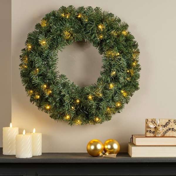 LED karácsonyi koszorú 60 cm 1 LED karácsonyi koszorú 60 cm